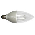 ul aprovado conduziu a luz da vela do bulbo C37 conduziu a luz da vela &amp; conduziu a luz da vela dimmable &amp; 4.5w conduziu a luz da vela